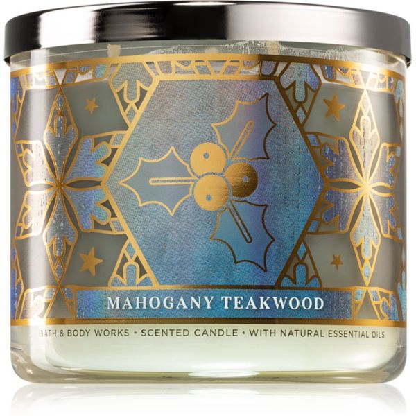 Bath & Body Works Bath & Body Works Mahogany Teakwood ароматна свещ 411 гр.