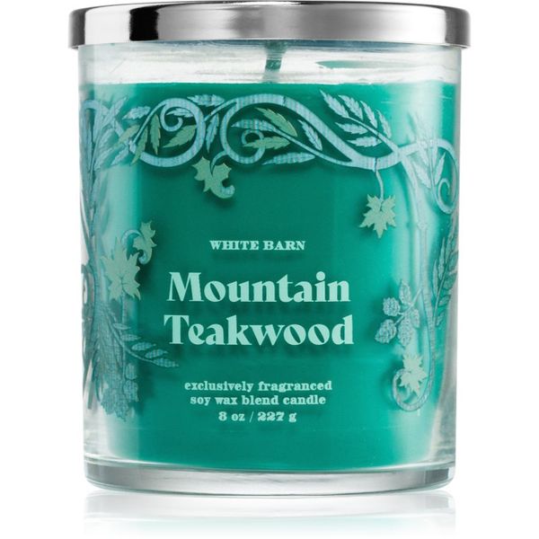 Bath & Body Works Bath & Body Works Mountain Teakwood ароматна свещ 227 гр.
