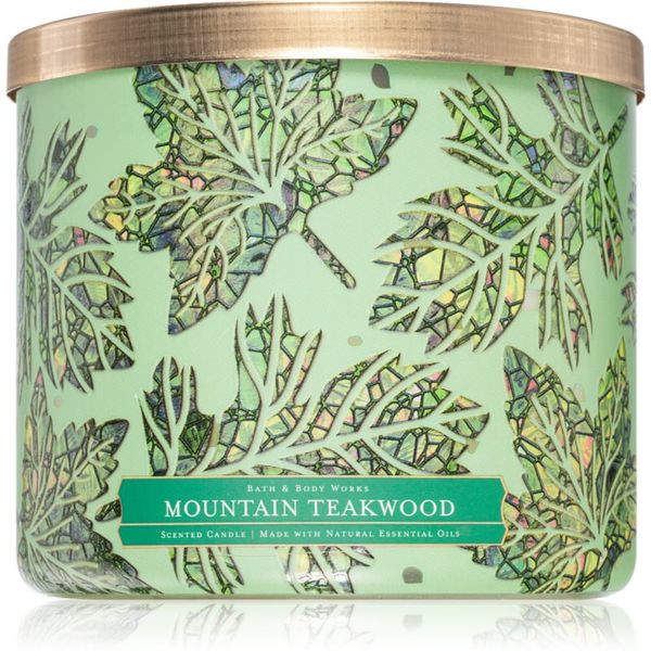 Bath & Body Works Bath & Body Works Mountain Teakwood ароматна свещ 411 гр.