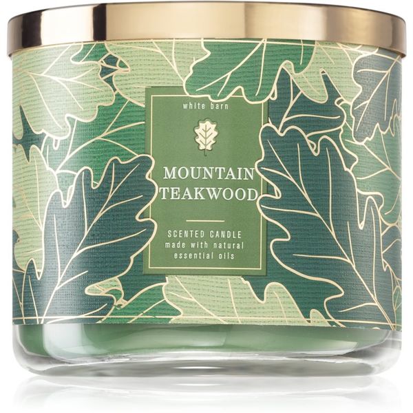 Bath & Body Works Bath & Body Works Mountain Teakwood ароматна свещ 411 гр.