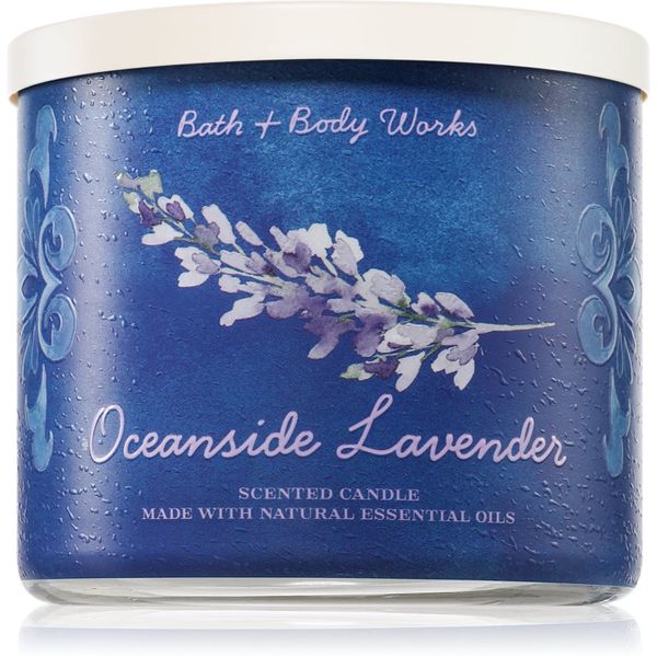 Bath & Body Works Bath & Body Works Oceanside Lavender ароматна свещ 411 гр.