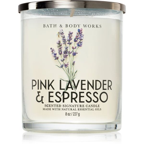 Bath & Body Works Bath & Body Works Pink Lavender & Espresso ароматна свещ 227 гр.