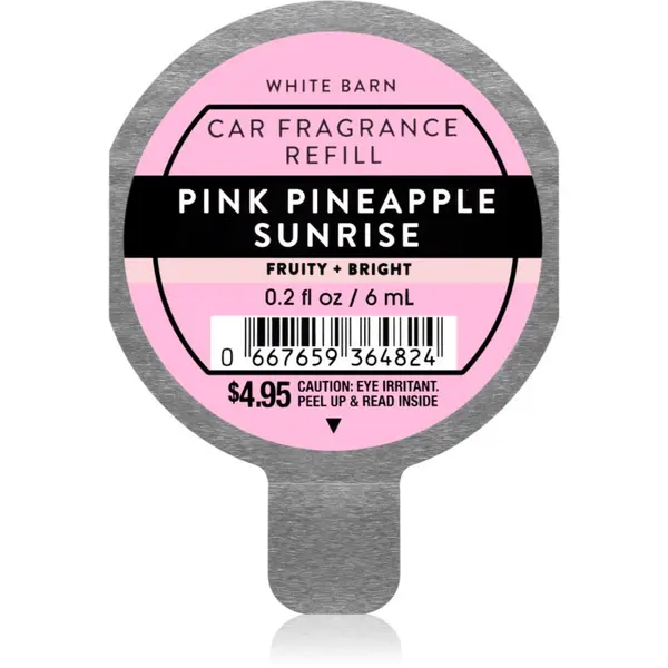 Bath & Body Works Bath & Body Works Pink Pineapple aроматизатор за автомобил пълнител 6 мл.