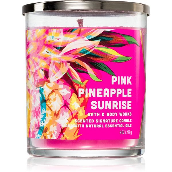 Bath & Body Works Bath & Body Works Pink Pineapple Sunrise ароматна свещ 227 гр.