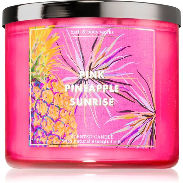 Bath & Body Works Bath & Body Works Pink Pineapple Sunrise ароматна свещ 411 гр.