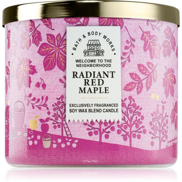 Bath & Body Works Bath & Body Works Radiant Red Maple ароматна свещ 411 гр.