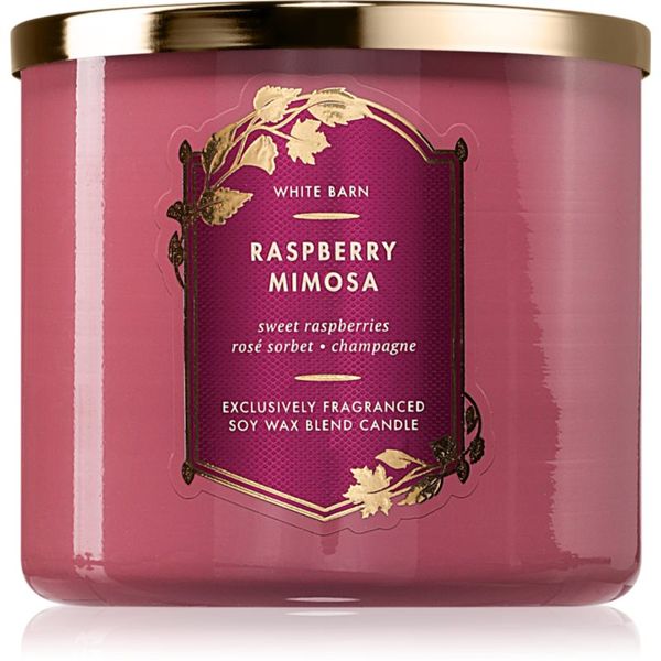 Bath & Body Works Bath & Body Works Raspberry Mimosa ароматна свещ 411 гр.