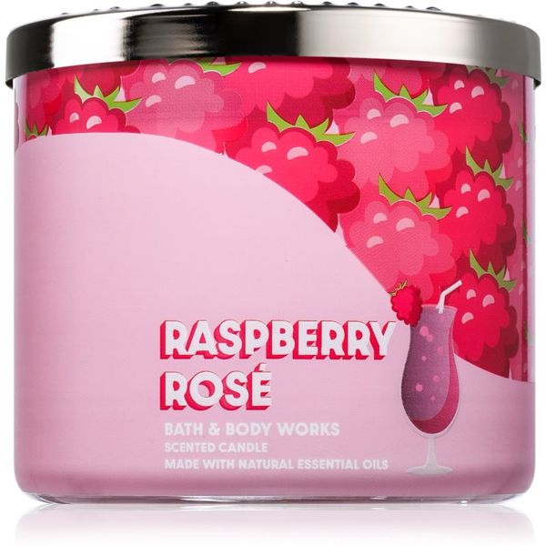 Bath & Body Works Bath & Body Works Raspberry Rose ароматна свещ 411 гр.