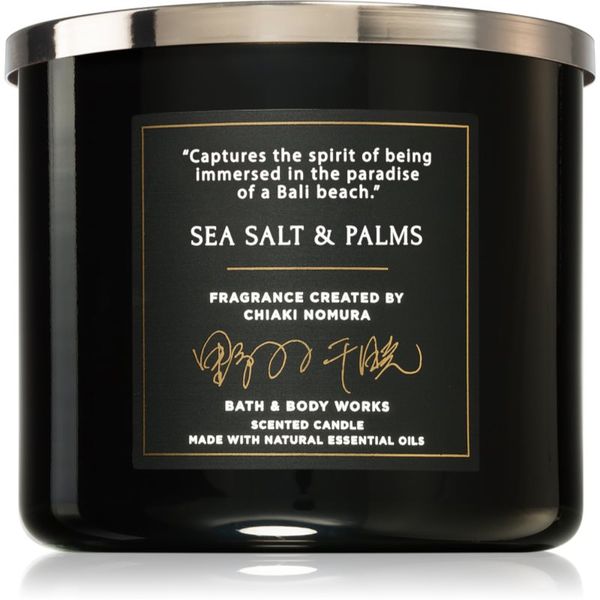 Bath & Body Works Bath & Body Works Sea Salt & Palms ароматна свещ 411 гр.