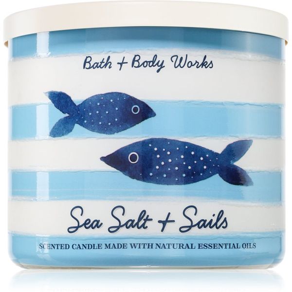 Bath & Body Works Bath & Body Works Sea Salt & Sails ароматна свещ 411 гр.