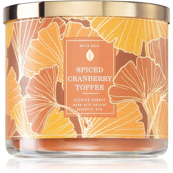 Bath & Body Works Bath & Body Works Spiced Cranberry Toffee ароматна свещ 411 гр.