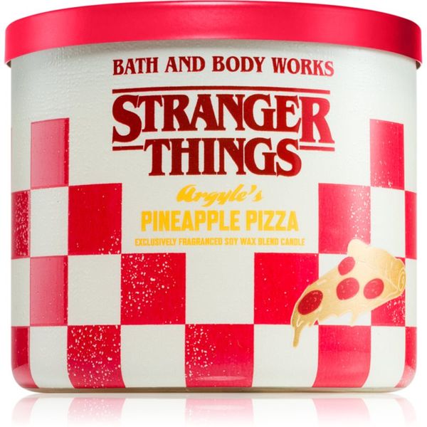 Bath & Body Works Bath & Body Works Stranger Things Argyle's Pineapple Pizza ароматна свещ 411 гр.