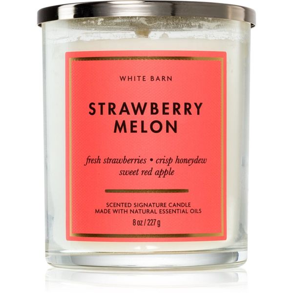 Bath & Body Works Bath & Body Works Strawberry Melon ароматна свещ 227 гр.