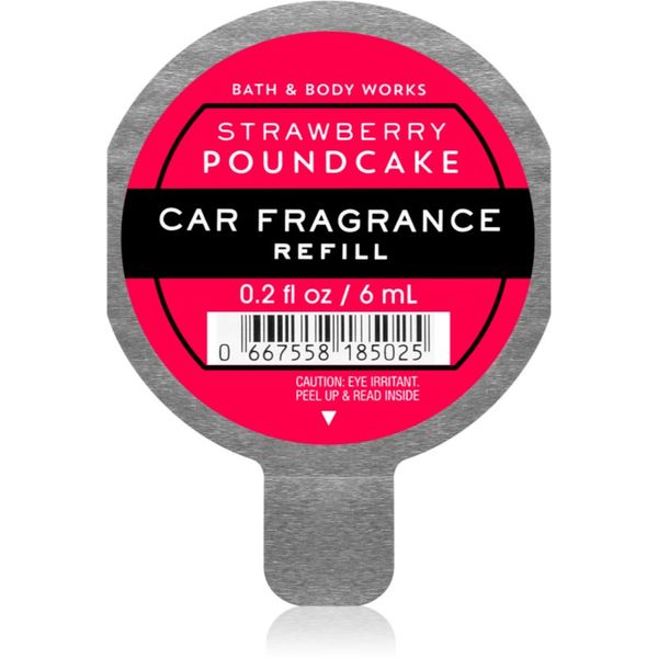 Bath & Body Works Bath & Body Works Strawberry Pound Cake aроматизатор за автомобил пълнител 6 мл.