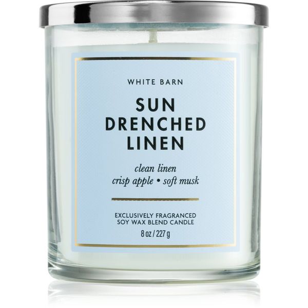 Bath & Body Works Bath & Body Works Sun-Drenched Linen ароматна свещ 227 гр.