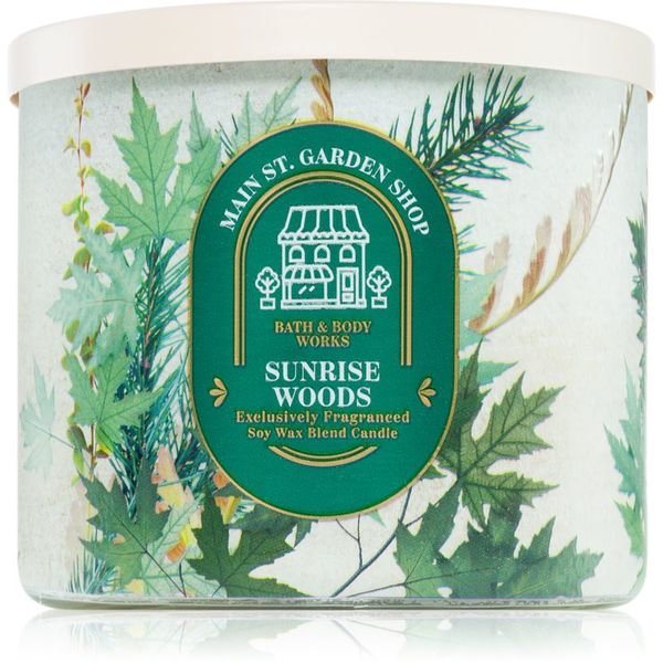 Bath & Body Works Bath & Body Works Sunrise Woods ароматна свещ 411 гр.