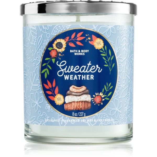 Bath & Body Works Bath & Body Works Sweater Weather ароматна свещ 227 гр.