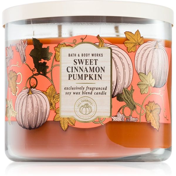 Bath & Body Works Bath & Body Works Sweet Cinnamon Pumpkin ароматна свещ 411 гр.