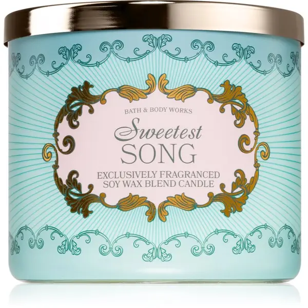 Bath & Body Works Bath & Body Works Sweetest Song ароматна свещ 411 гр.