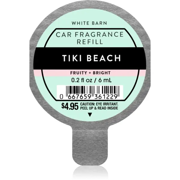 Bath & Body Works Bath & Body Works Tiki Beach aроматизатор за автомобил пълнител 6 мл.