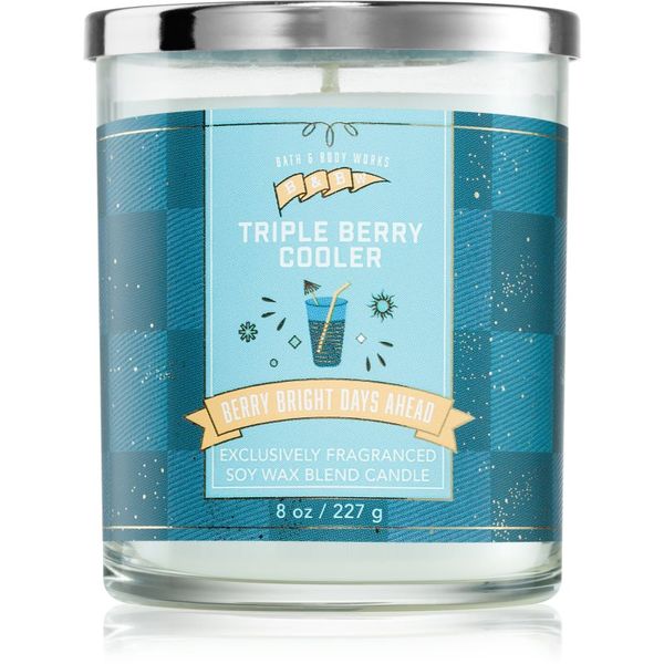 Bath & Body Works Bath & Body Works Triple Berry Cooler ароматна свещ 227 гр.