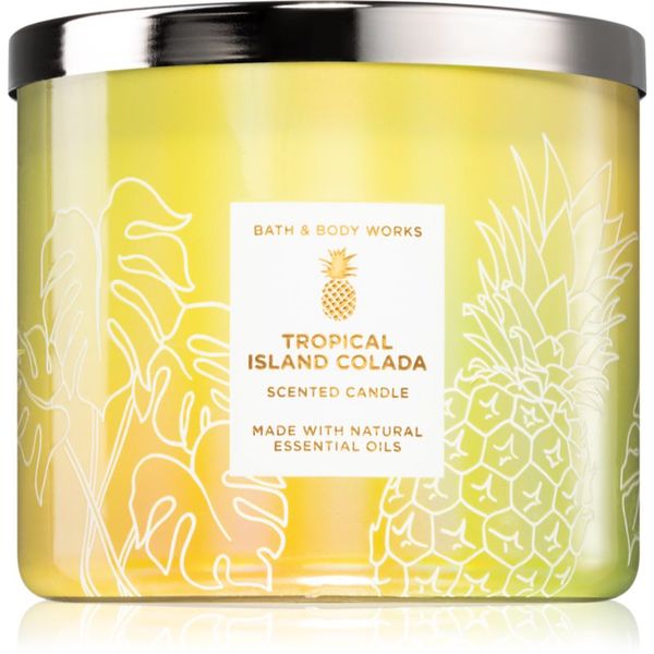 Bath & Body Works Bath & Body Works Tropical Island Colada ароматна свещ 411 гр.