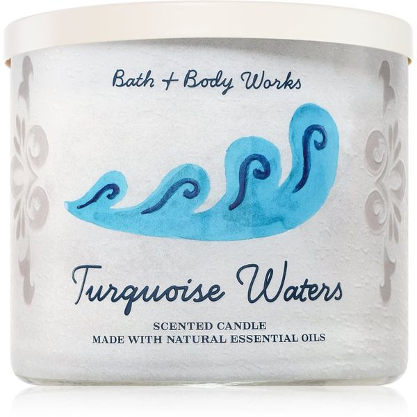 Bath & Body Works Bath & Body Works Turquoise Waters ароматна свещ 411 гр.