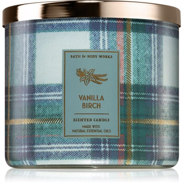 Bath & Body Works Bath & Body Works Vanilla Birch ароматна свещ с есенциални масла 411 гр.
