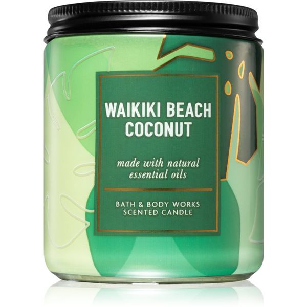 Bath & Body Works Bath & Body Works Waikiki Beach Coconut ароматна свещ 198 гр.