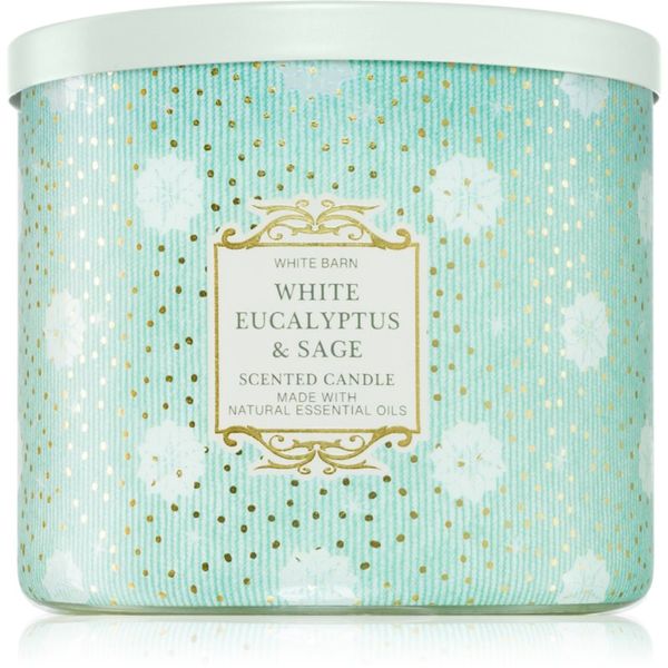 Bath & Body Works Bath & Body Works White Eucalyptus & Sage ароматна свещ 411 гр.