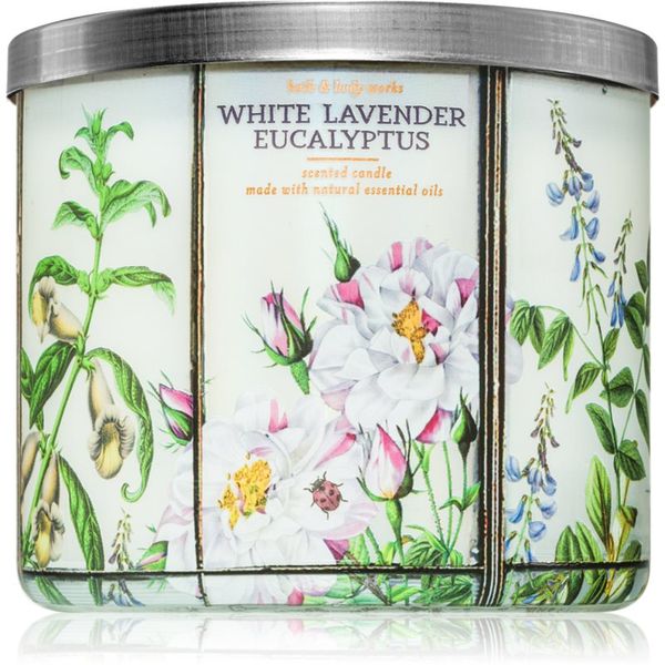 Bath & Body Works Bath & Body Works White Lavender Eucalyptus ароматна свещ 411 гр.