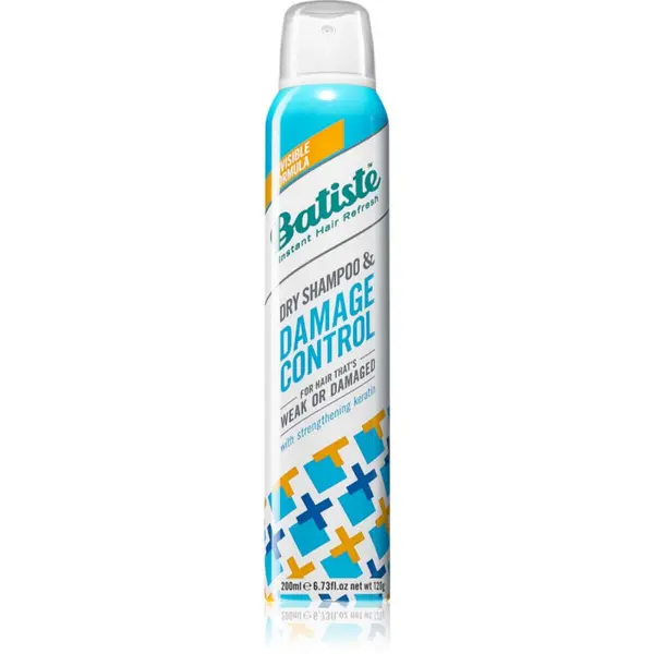 Batiste Batiste Damage Control сух шампоан за увредена и крехка коса 200 мл.
