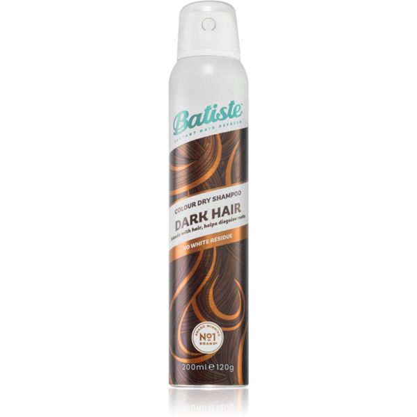 Batiste Batiste Hint of Colour Dark Hair сух шампоан за кафяви и тъмни нюанси на косата 200 мл.