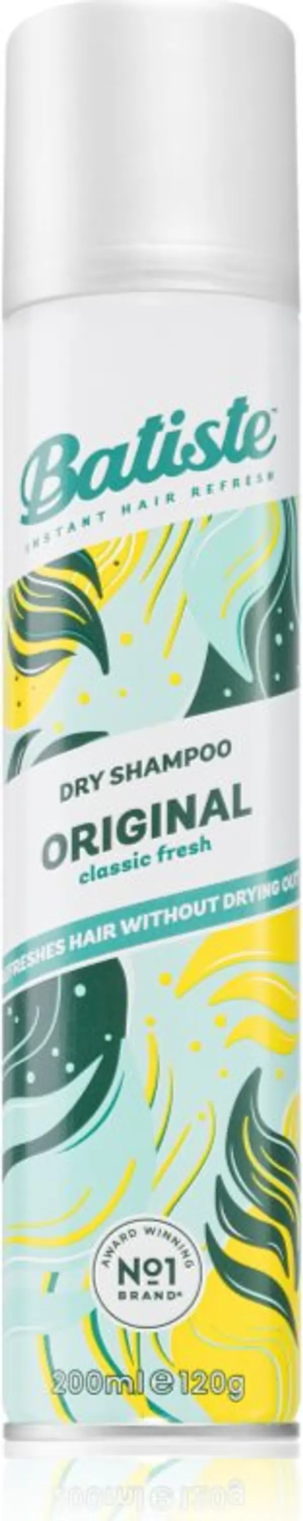 Batiste Batiste Original сух шампоан за абсорбиране на излишния себум а освежаване на косата 200 мл.