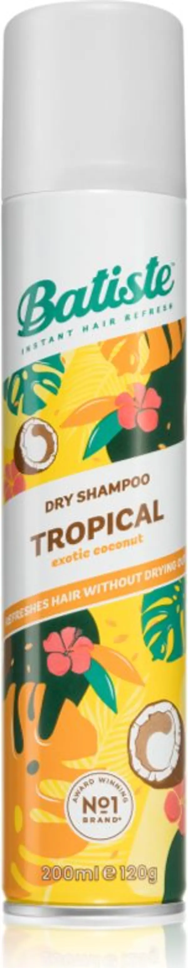 Batiste Batiste Tropical освежаващ сух шампоан 200 мл.