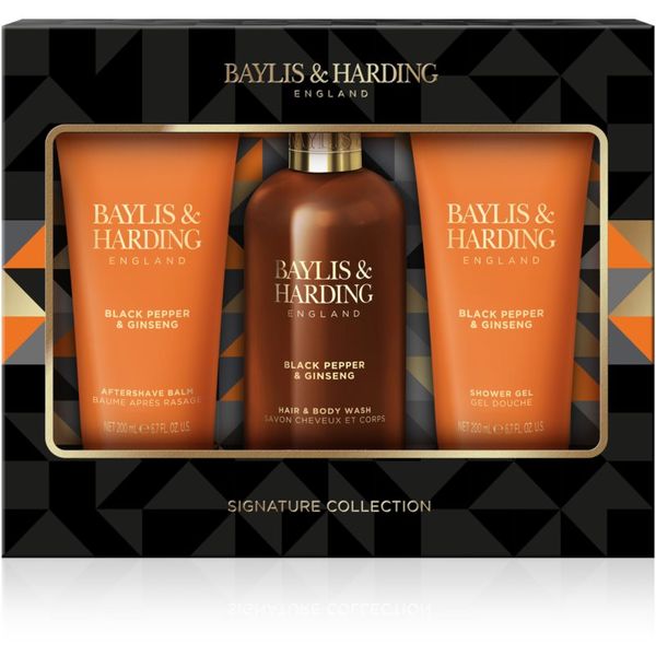 Baylis & Harding Baylis & Harding Black Pepper & Ginseng подаръчен комплект (за лице, тяло и коса) за мъже