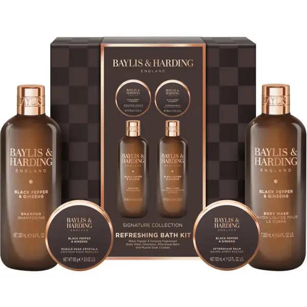 Baylis & Harding Baylis & Harding Black Pepper & Ginseng подаръчен комплект за ваната за мъже