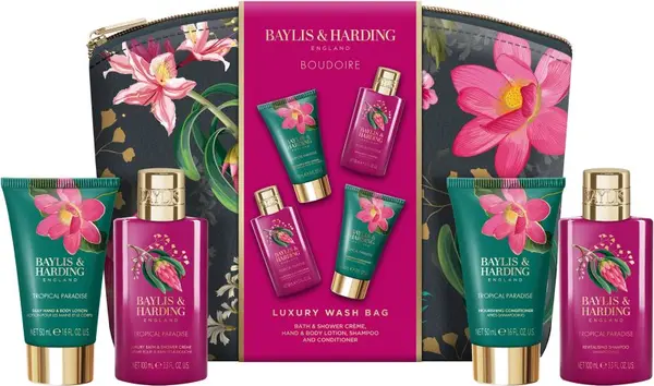 Baylis & Harding Baylis & Harding Boudoire Tropical Paradise подаръчен комплект козметична чантичка