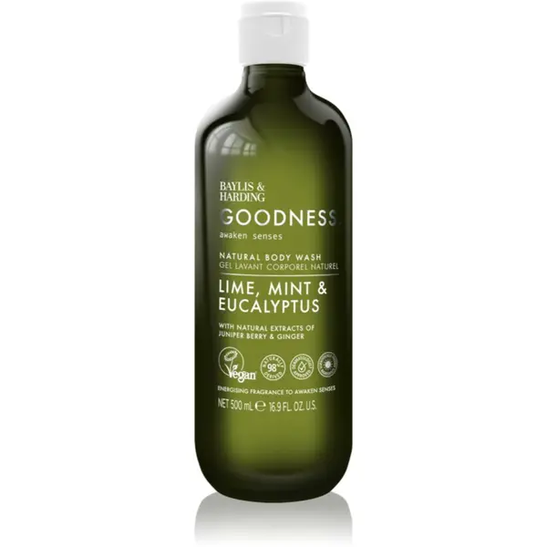 Baylis & Harding Baylis & Harding Goodness Awaken Senses освежаващ душ гел аромати Lime, Mint & Eucalyptus 500 мл.