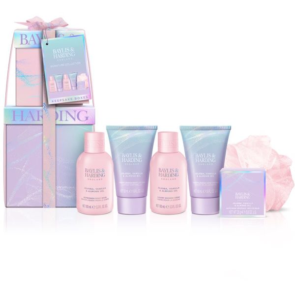 Baylis & Harding Baylis & Harding Jojoba, Vanilla & Almond Oil подаръчен комплект (за тяло) с бадемово масло