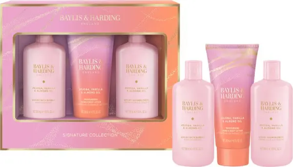 Baylis & Harding Baylis & Harding Jojoba, Vanilla & Almond Oil подаръчен комплект за жени с бадемово масло