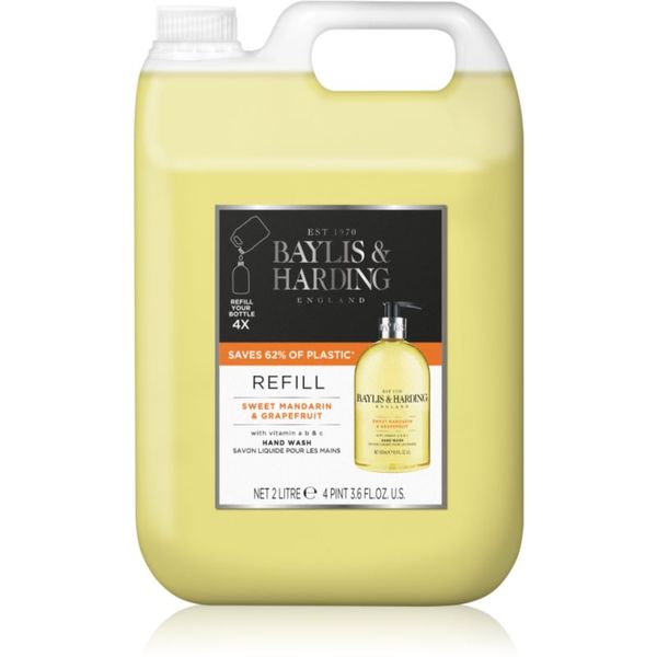Baylis & Harding Baylis & Harding Sweet Mandarin & Grapefruit течен сапун за ръце пълнител Refill 2000 мл.
