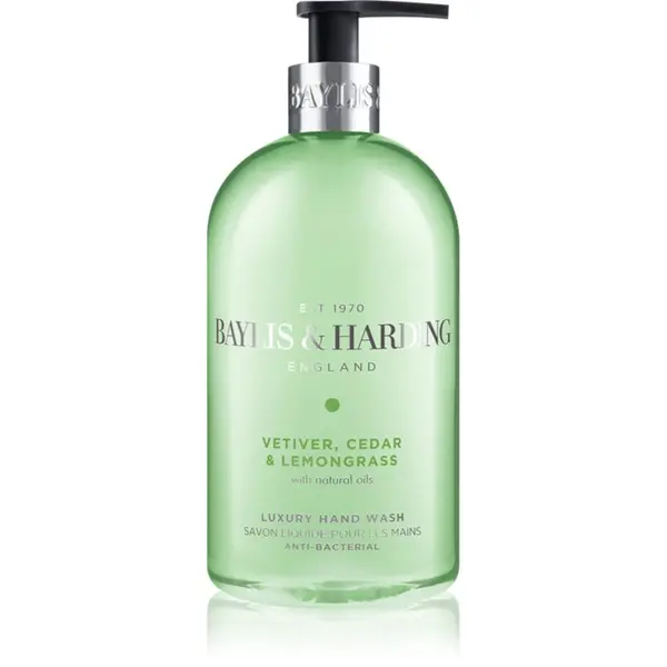 Baylis & Harding Baylis & Harding Vetiver, Cedar & Lemongrass Anti-Bacterial течен сапун за ръце 500 мл.