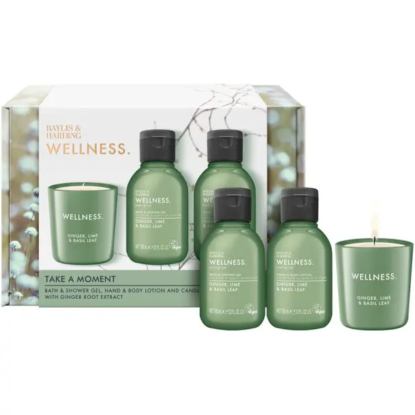 Baylis & Harding Baylis & Harding Wellness. Energise подаръчен комплект Ginger, Lime & Basil Leaf