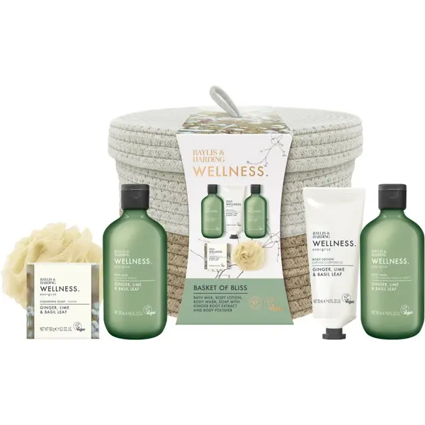 Baylis & Harding Baylis & Harding Wellness. Energise подаръчен комплект Ginger, Lime & Basil Leaf