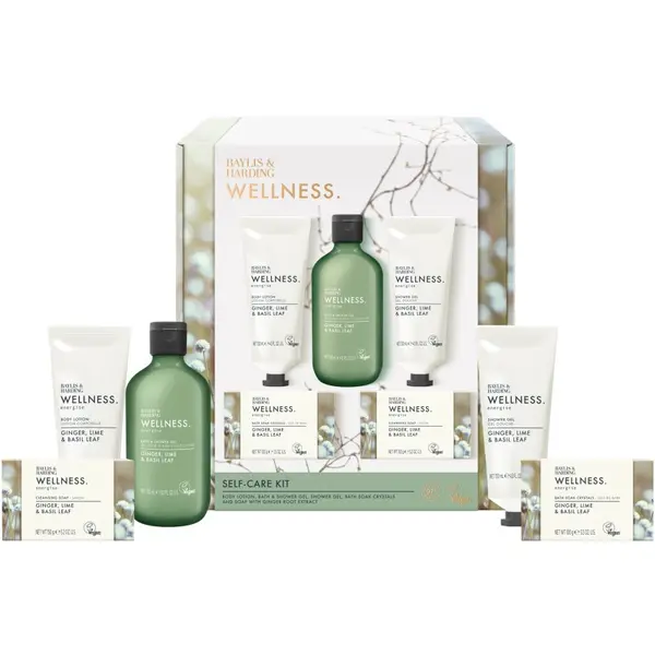 Baylis & Harding Baylis & Harding Wellness. Energise подаръчен комплект Ginger, Lime & Basil Leaf