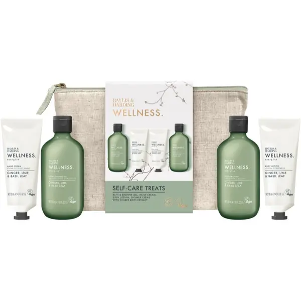 Baylis & Harding Baylis & Harding Wellness. Energise подаръчен комплект за тяло Ginger, Lime & Basil Leaf