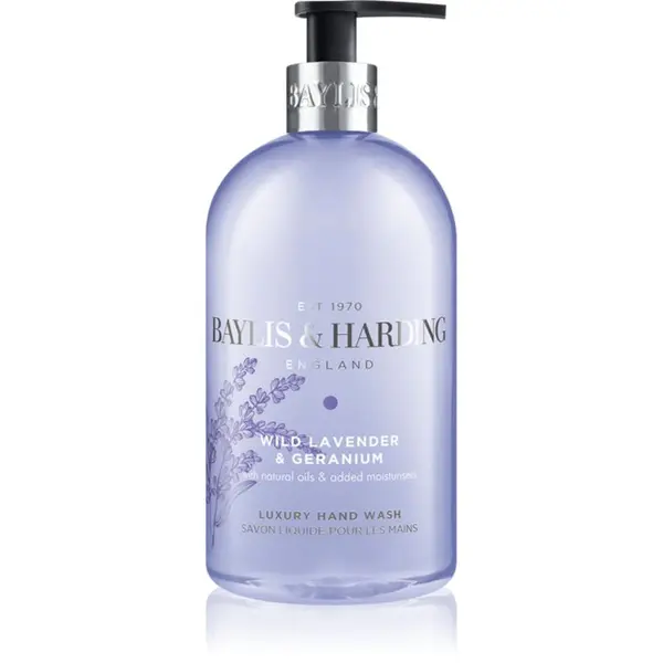 Baylis & Harding Baylis & Harding Wild Lavender & Geranium течен сапун за ръце с хидратиращ ефект 500 мл.