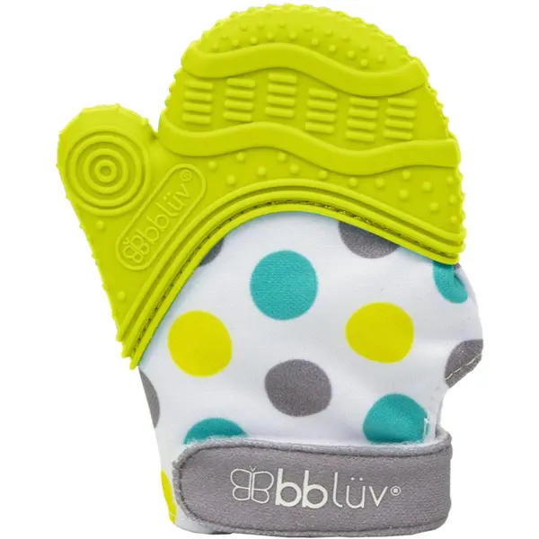BBLÜV BBLÜV Glüv бебешки ръкавици против хапане на пръстите Lime 1 бр.