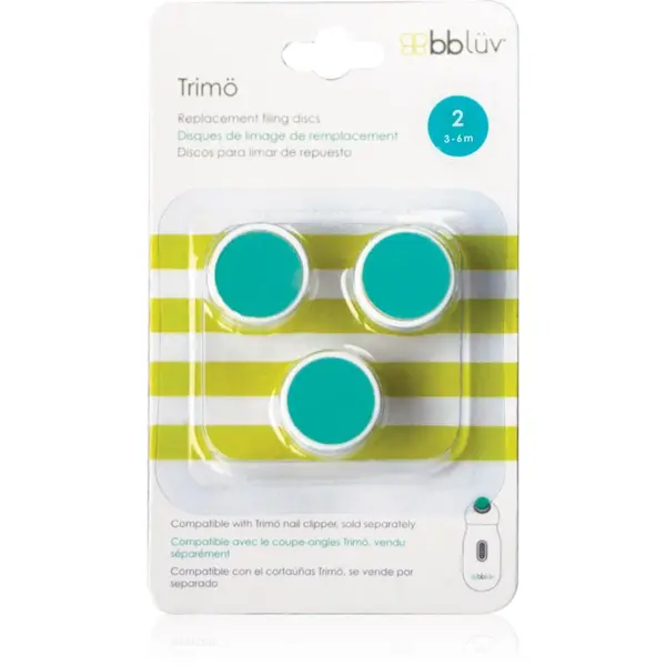 BBLÜV BBLÜV Trimö резервни приставки детска пила за нокти 3-6m 3 бр.